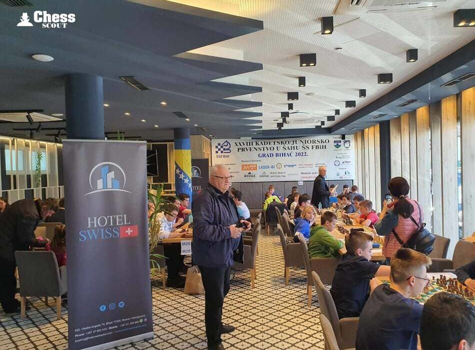U Hotelu Swiss Plus održano kadetsko i juniorsko prvenstvo FBiH u šahu